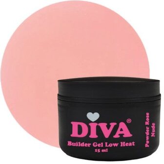 DIVA Builder Gel LOW HEAT 3-in-1 Powder Rose Nude 15ml