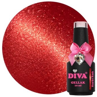 DIVA Gellak Cat Eye Rouge Obsession Collection 6x 10 ml met gratis Bear magneet &amp; Colorpop Stickers #