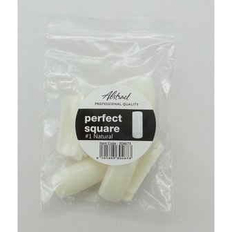 Refill #1 Perfect Square Tips (50pcs/bag) | Abstract