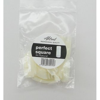 Refill #4 Perfect Square Tips (50pcs/bag) | Abstract.