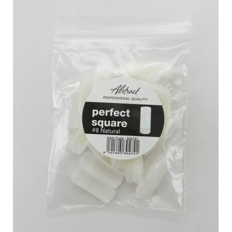 Refill #8 Perfect Square Tips (50pcs/bag) | Abstract.