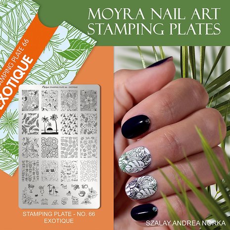 Moyra Stamping Plate 66 Exotique