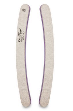 Nail File Grey Curved 100/180