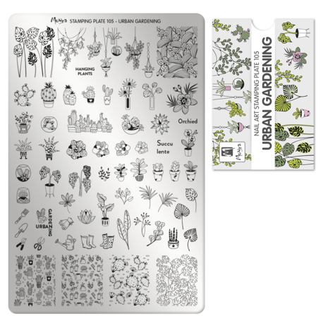 Moyra Stamping Plate 105 Urban Gardening