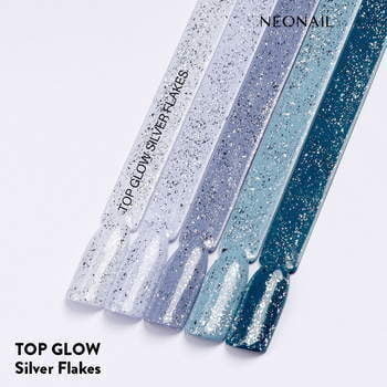 Top Glow Silver Flakes.