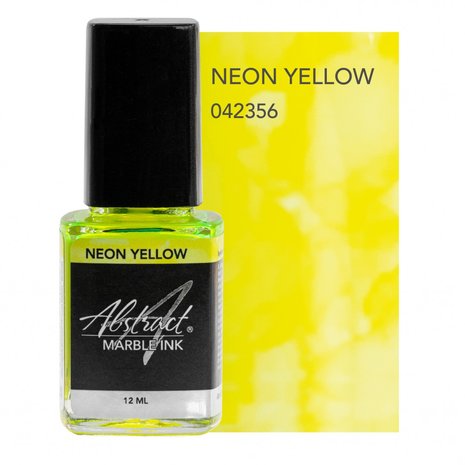 Abstract Marble Inc Neon Yellow