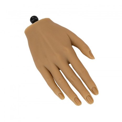 Silicone Oefenhand incl. houder GOLDEN RECHTS