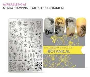 Moyra Stamping Plate 107 Botanical