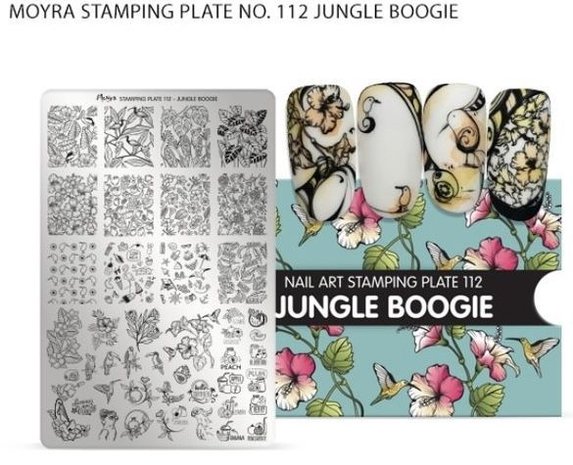 Moyra Stamping Plate 112 Jungle Boogie