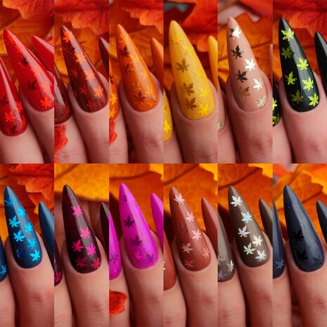 Glitter Leaves Collection