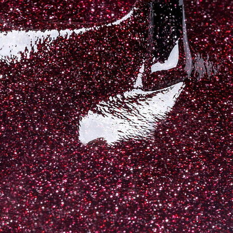 Glitter Effect Base Burgund Shine