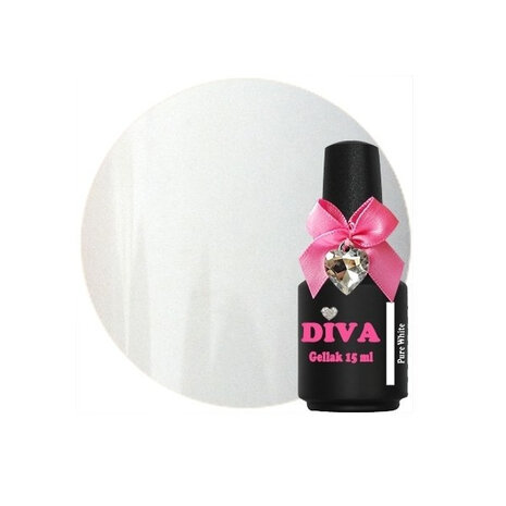 002 Diva Gellak Pure White 15 ml