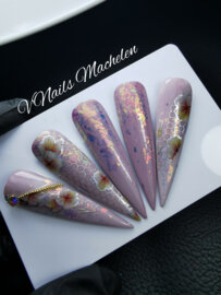 PVC Showkaartjes Zwart - Nail Art Display Cards - 25