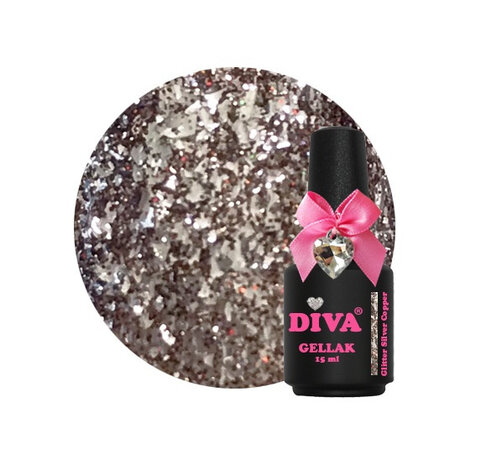 Diva CG Glitter Silver Copper 15ml