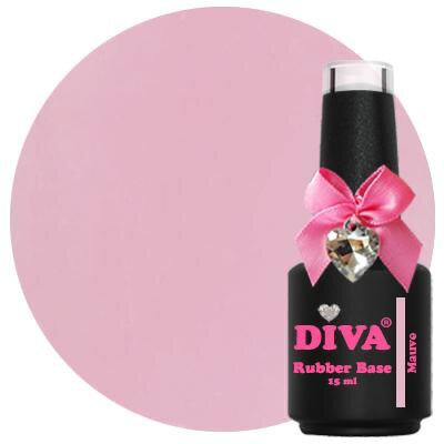 Diva Gellak Rubber Mauve 15ml