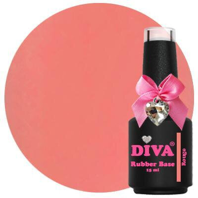 Diva Gellak Rubber Rouge 15ml