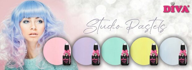 Diva Gellak Studio Pastel Pink Pop- 10ml - Hema Free