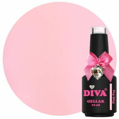 Diva Gellak Studio Pastel Pink Pop- 10ml - Hema Free