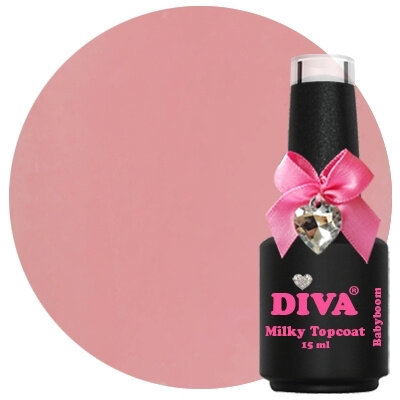 Diva Milky Topcoat babyboom - No Wipe 15 ml