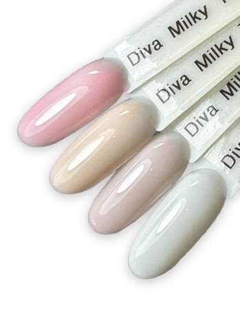 Diva Milky Topcoat Pink - No Wipe 15 ml