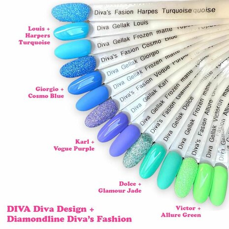 Diva CG Fashion Allure Green Glitter
