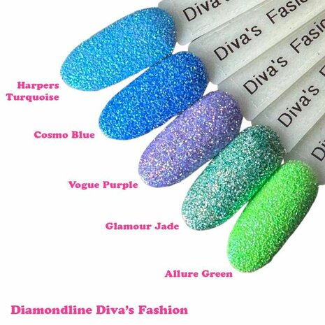 Diva CG Fashion Glamour Vogue Purple Glitter