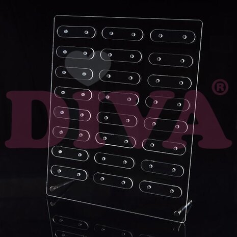 Diva's Tip Display Magnetic Clear Acrylic