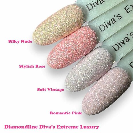 Diva Glitter Stylish Rose