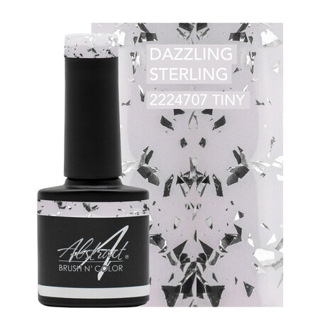 Abstract Top Coat Dazzling Sterling