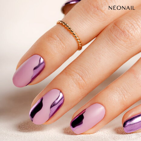 Top Frosted Powder Nail Art