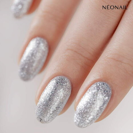 GLITTER BASE EFFECT - SILVER TWINKLE - BIAB 