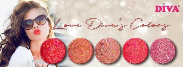 Diamandline Love Diva's Colors Glitter Collection