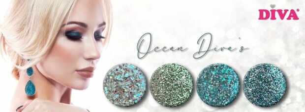 Glitter Blue Lagune