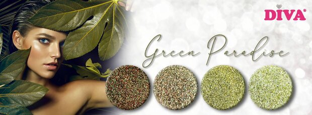 Diva Glitter Lustre Green