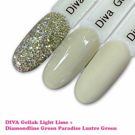 Diva Glitter Lustre Green