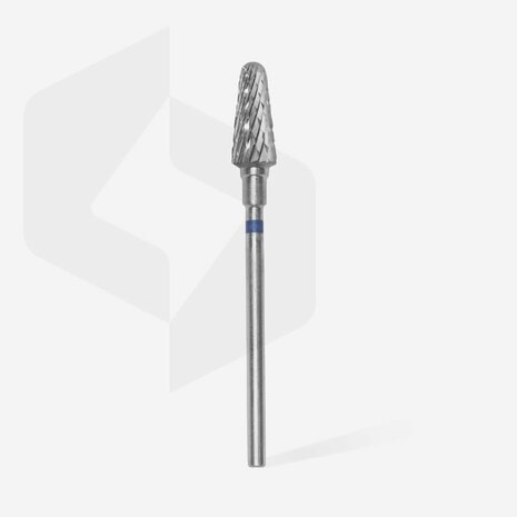 Hardmetalen nagelboor, "frustum", blauw, kopdiameter 6 mm / werkdeel 14 mm,