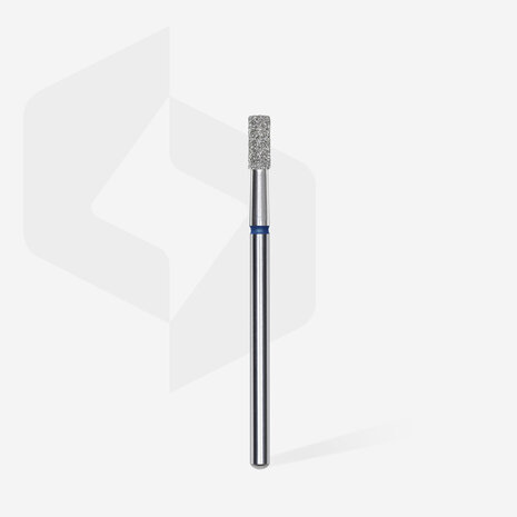 Diamantnagelboor, "cilinder", blauw, kopdiameter 2,5 mm/ werkdeel 6 mm
