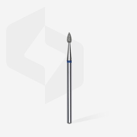Diamantnagelboor, "drop", blauw, kopdiameter 2,3 mm/ werkdeel 5 mm