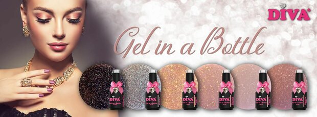 Diva Gel in a Bottle Shimmering Wow  Collection