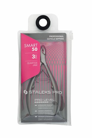 Professionele nagelriemtang Staleks Pro Smart 50, 3 mm