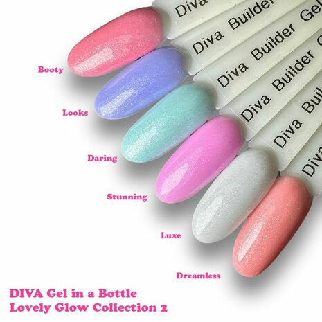 Diva Gel In a bottle Lovely Glow Collection 2-15ml- Hema Free