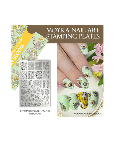 Moyra Stamping Plate 130 in Bloom