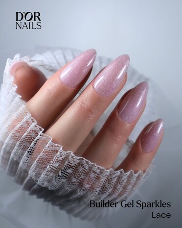 D'or Builder Gel Sparkles Lace