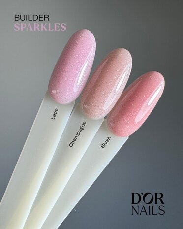 D'or Builder Gel Sparkles Lace