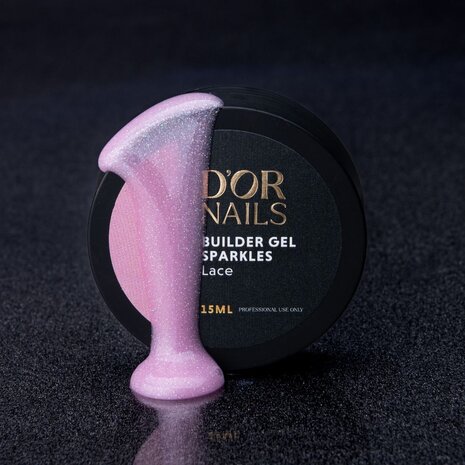 D'or Builder Gel Sparkles Lace