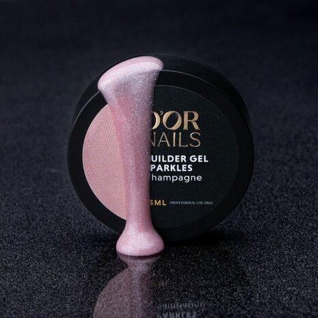 D'or Builder Gel Sparkles Champagne