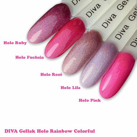 Diva Holo Rainbow Colorfull Collection