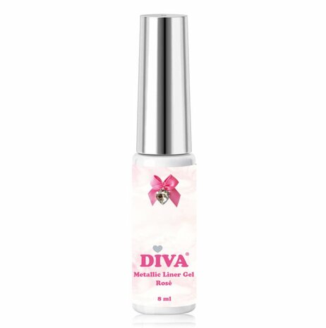 DIVA Metallic Liner Gel Rosé - Hema&TPO-free