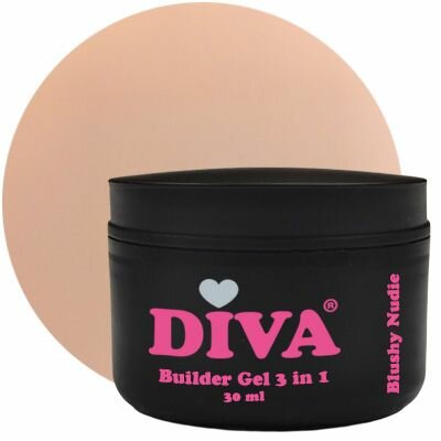 DIVA Builder Gel LOW HEAT 3-in-1 Blushy Nudie 50ml