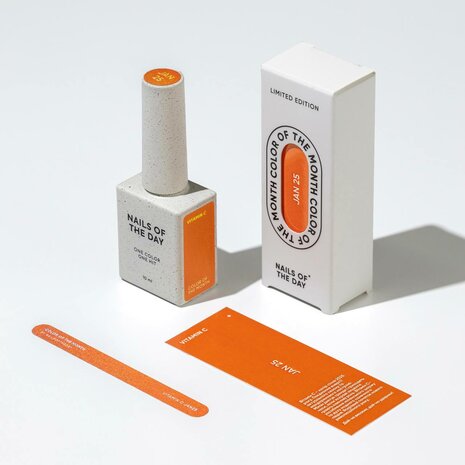 NOTD Gelpolish Color of the month -Jan 25 Vitamin 10ml 